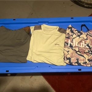 3 sunshades bundle XXL mens 2 simms 1 huk